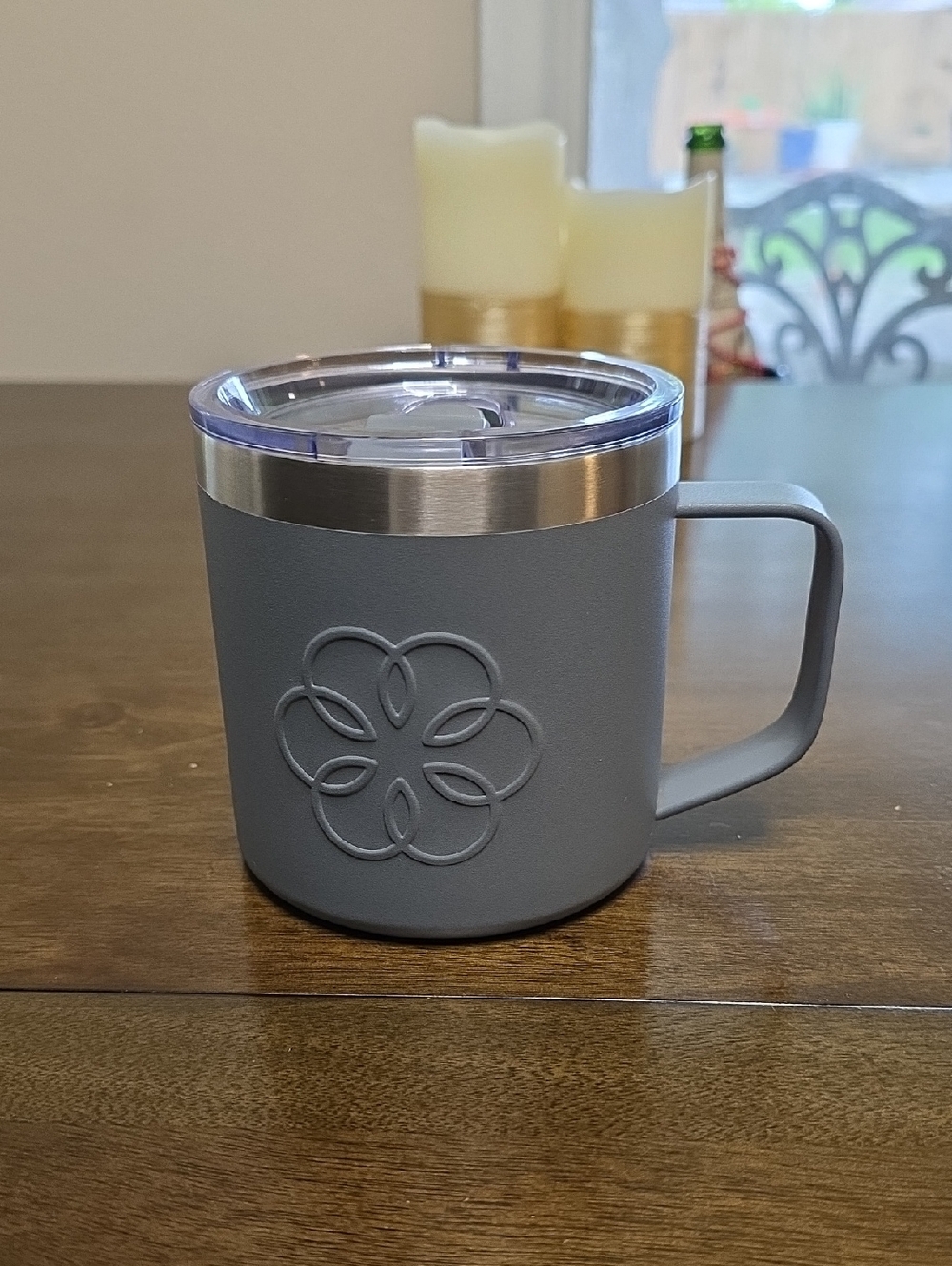 Gray Sunscope Aluminum Apple (Mindful Minute CHALLENGE) Coffe Mug
